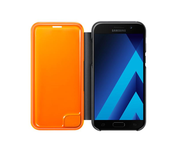 Etui Neon Flipcover do Samsung Galaxy A5 2017 czarne - 346663 - zdjęcie 3